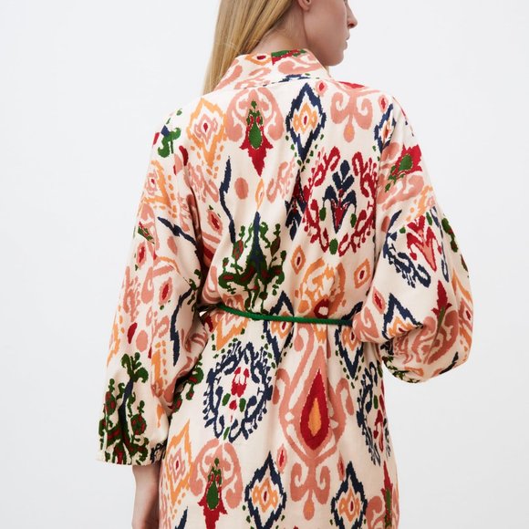 ZARA | Printed Pocket Kimono - Picture 3 of 8